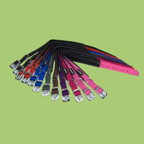 קולר ניילון מרופד 25 מ"מ צבעוני