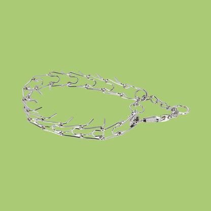 קולר מתכתי דוקרנים עם אבזם שחרור מהיר